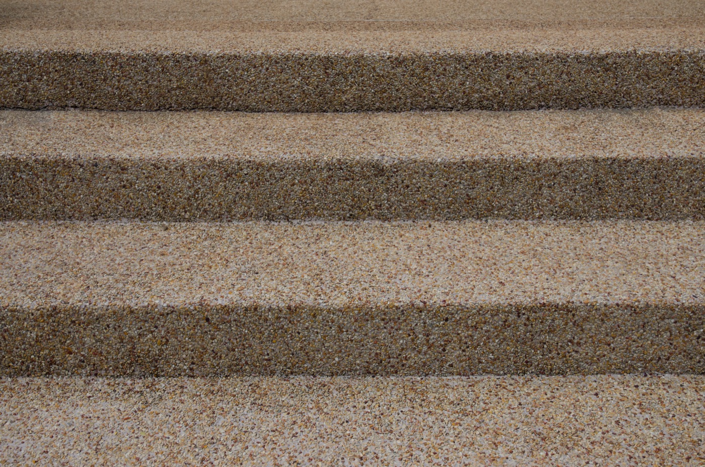 Resin bound stone stairs finish — contemporary stone mix